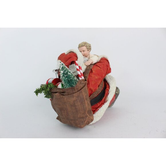 Possible Dreams Clothtique 1996 Santa Hugging Child Figurine • “Santa’s Hug” - Picture 8 of 13